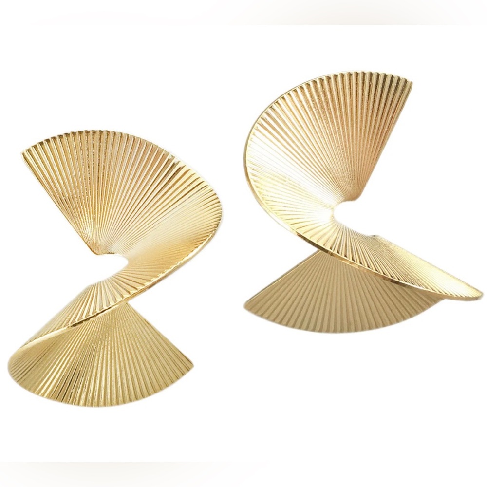BIKO Solarwave Studs - Large - Gold